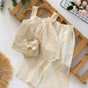 Girls Embroidered Two Piece Suit by Ayshlis for Ages 2-7 Years