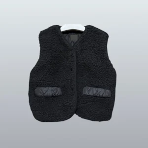 Cozy Sherpa Sleeveless Jacket for Kids – Warm Winter Layer
