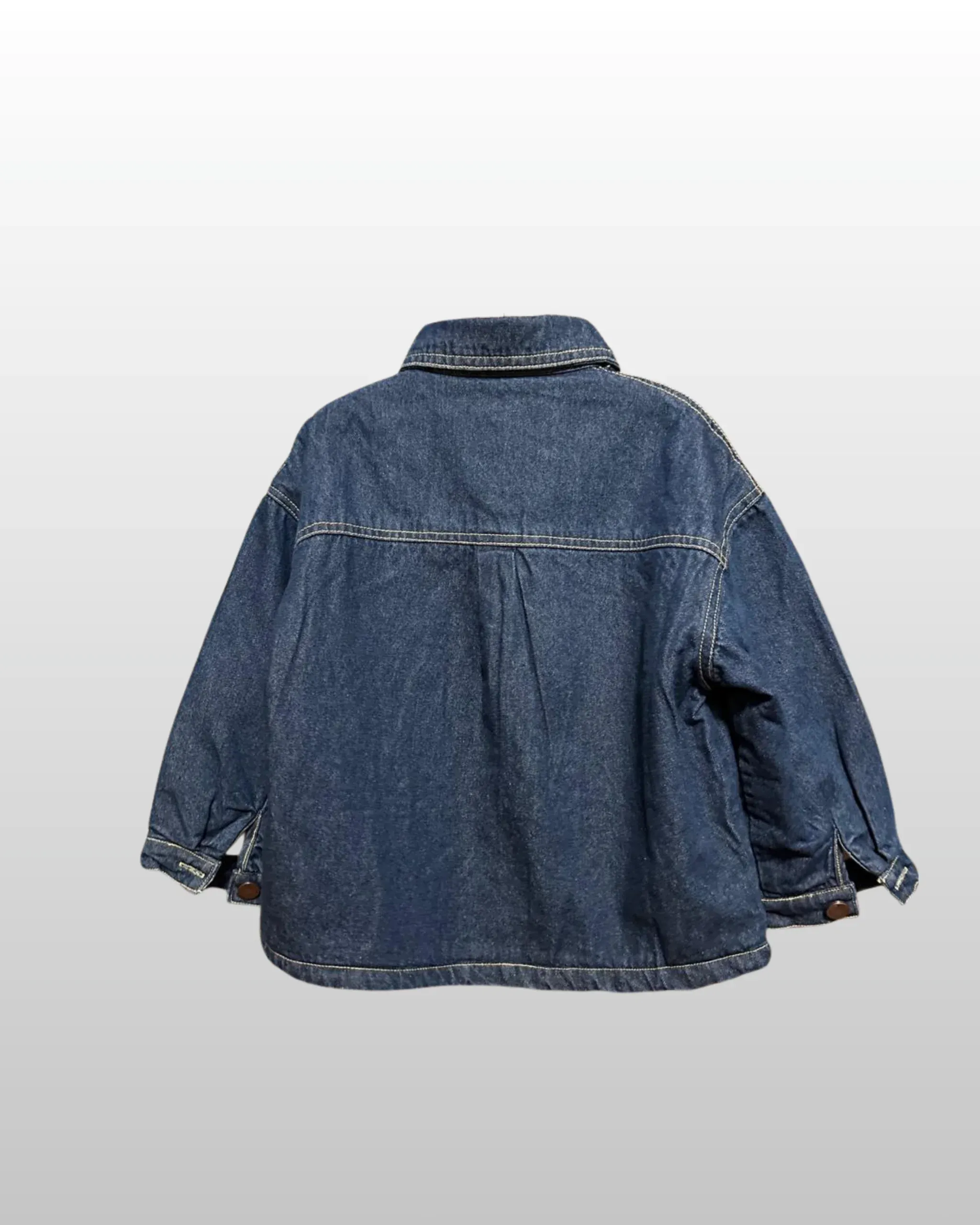 Unisex Denim Shirt with Warm Soft Inner - Image 3