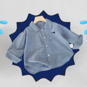 Blue Shirt for Kids soft casual everyday wear by Ayshlis